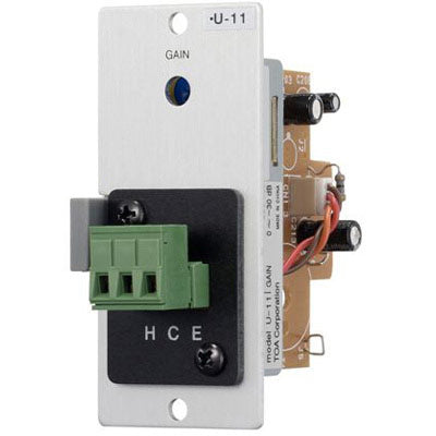 TOA U-03R Unbalanced Line Input Module with Lo/Hi Cut Filter