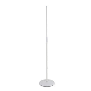 K + M 260/1 Round Base Microphone Stand (White)