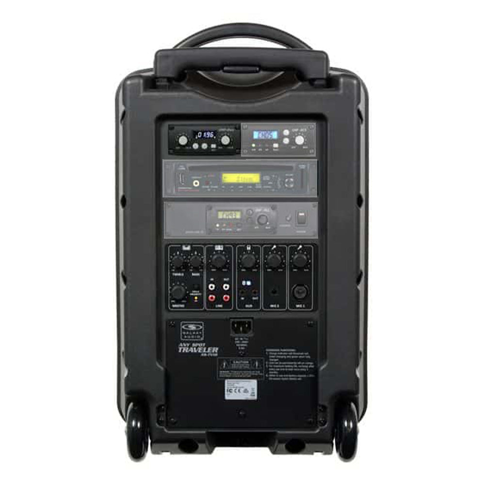 Galaxy Audio TV10 - Traveler 10 Portable PA System (with Handheld and Headset Wireless)