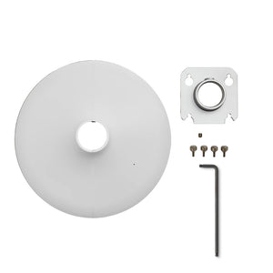 Shure A901W-R-PM-1.5IN - 1.5-Inch Pole Mount Adapter for MXA901-R (White)