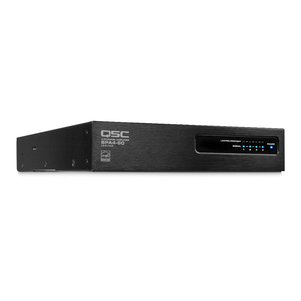 QSC SPA4-60 Compact 4-Channel 60-Watt Installation Amplifier