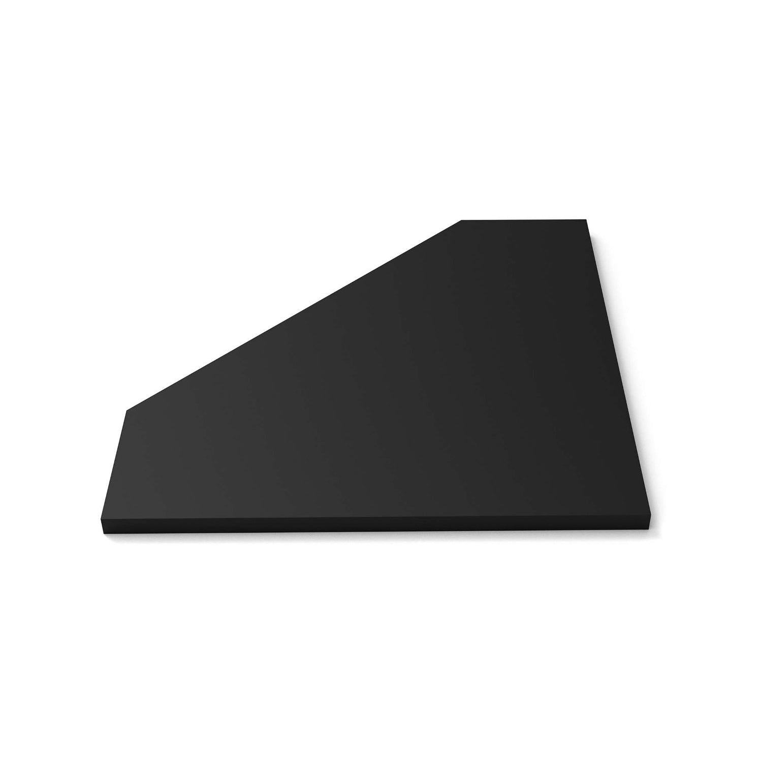 Glorious Modular Side Rack Adapter - Desk Plate for Sound Desk or Workbench Series (Black)