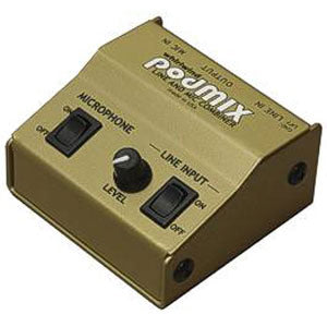 Whirlwind PODMIX 2-Channel Mixer / Combiner
