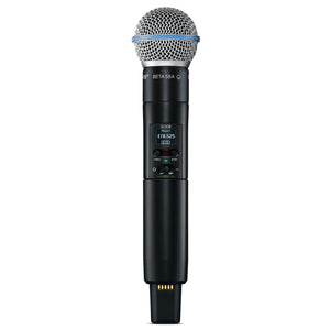 Shure SLXD2/B58 Handheld Digital Wireless Transmitter with Beta 58 (J52 Band / 558-616 MHz)