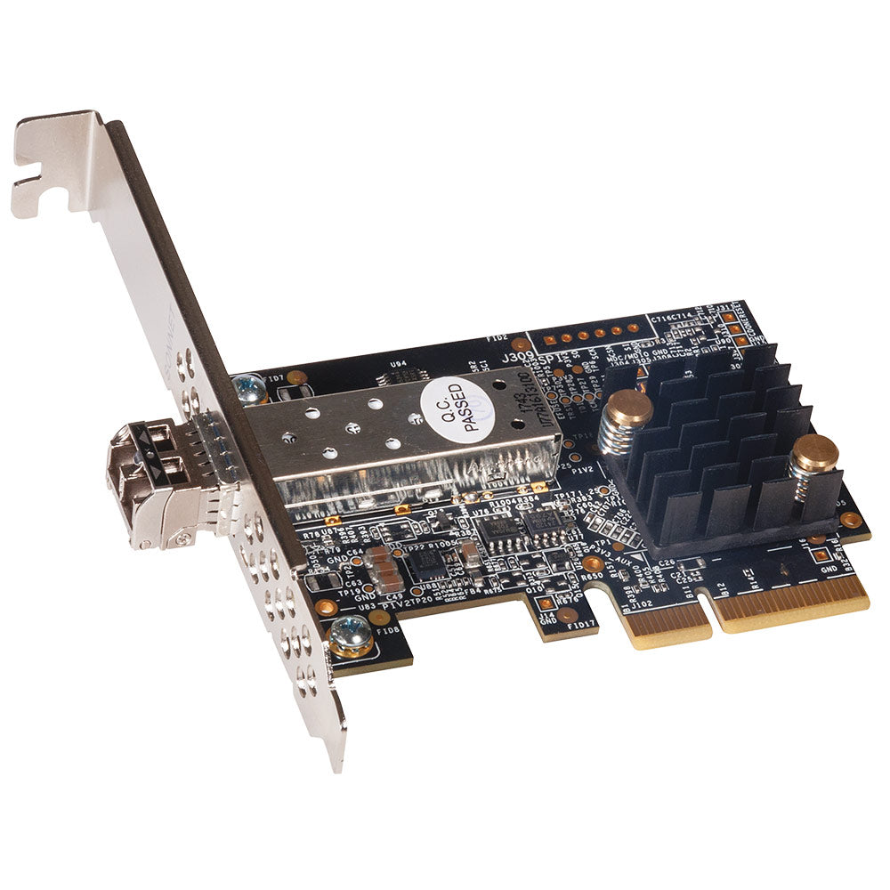 Sonnet G10E-SFP-1X-E3 - Solo10G SFP+ 10GbE Gigabit Ethernet PCIe Card with SFP+ Module