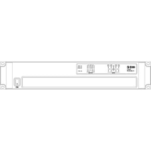 Linea Research 44 C10 - Four-Channel 10000W Power Amplifier with Dante Input