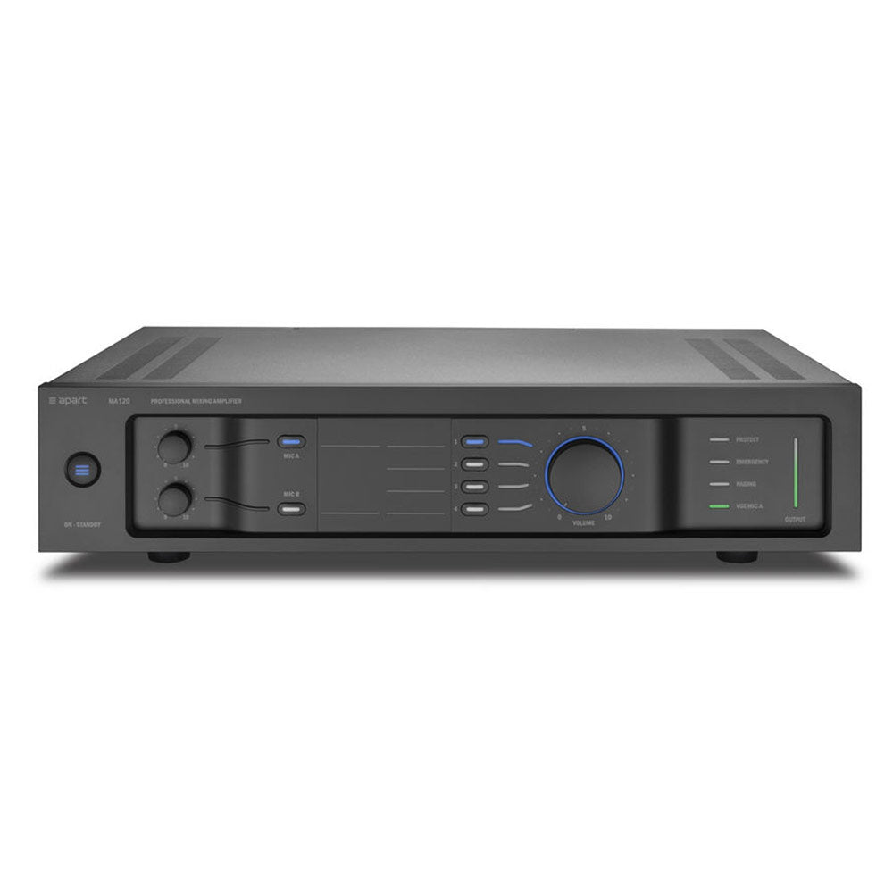 Biamp MA120 Rack Mount 120-Watt Mixer Amplifier