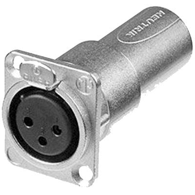 Neutrik NA3FDM - XLR Male to Female Feed-Thru Adapter (D Series Panel Mount)