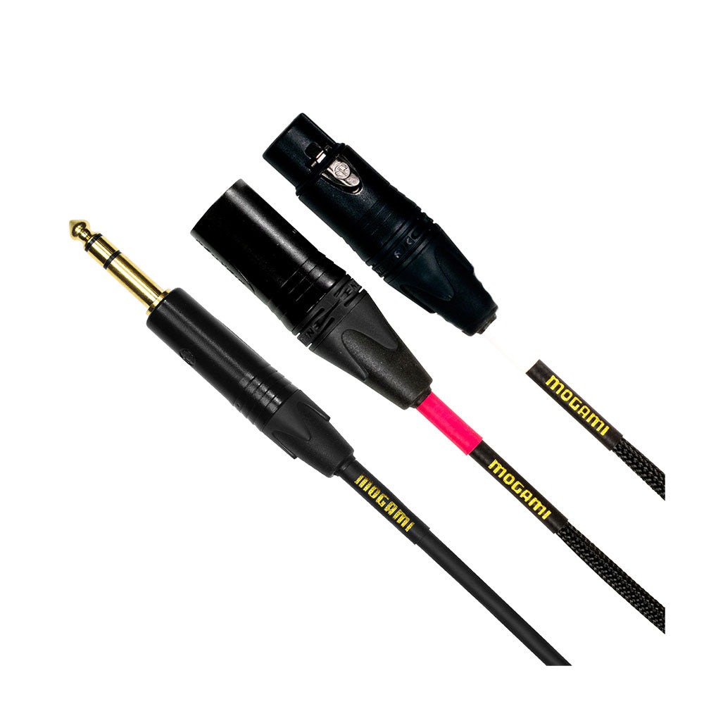 Mogami Gold Series Insert Cable (TRS to XLRM/XLRF, 6 Foot)