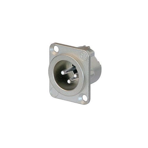 Neutrik NC3MD-LX Chassis Mount XLR Male Receptacle (Nickel)