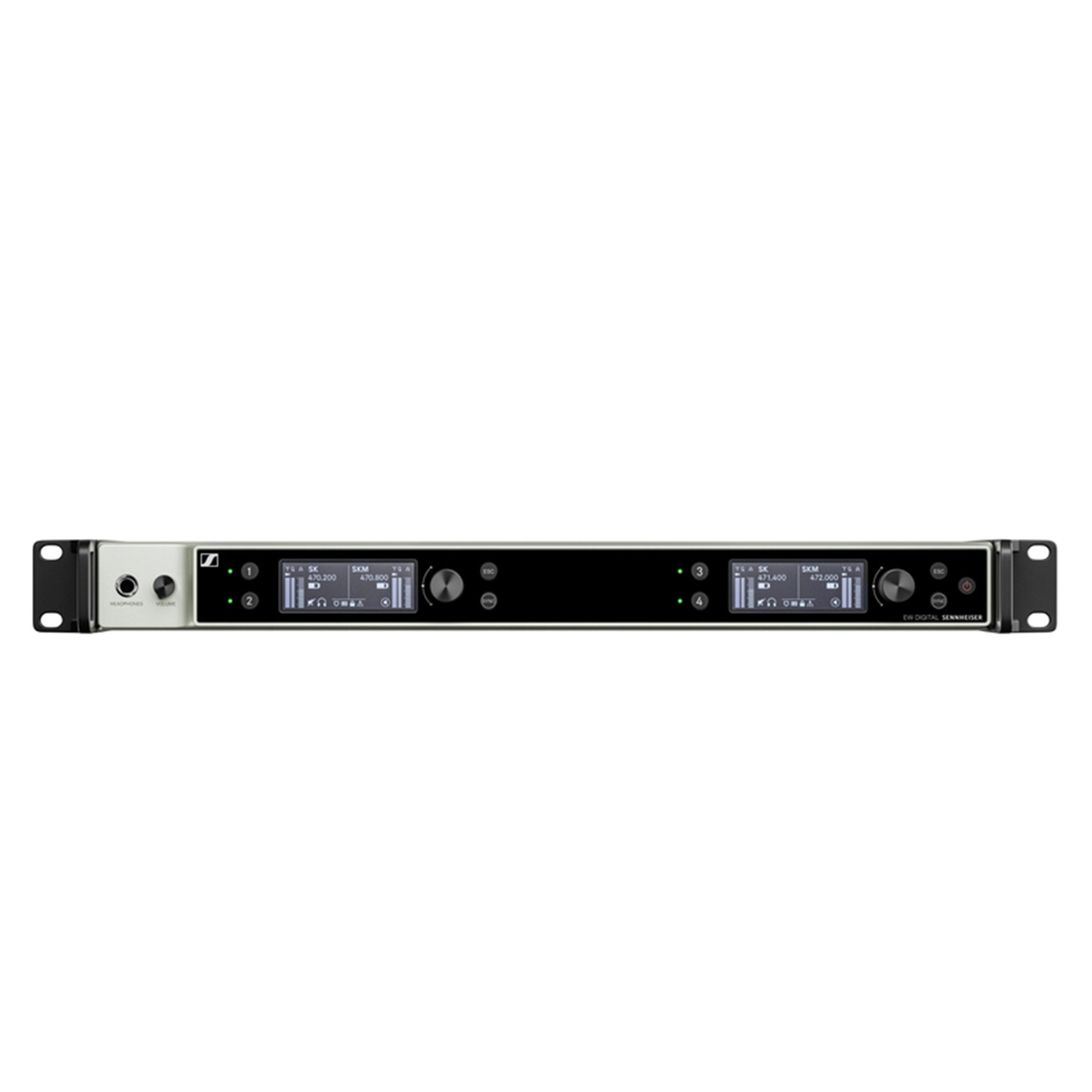 Sennheiser EW-DX EM 4 DANTE - Quad Channel Wireless Receiver (Q1-9 Band / 470-550 MHz)