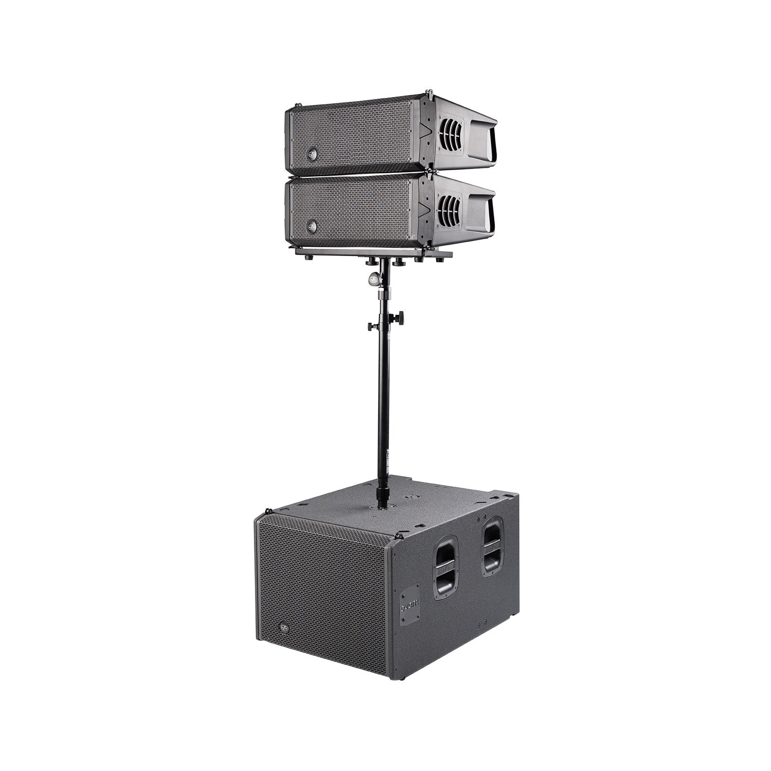 DAS EVENT-28A - Active 2-Way Dual 8-Inch Line Array Loudspeaker (Black)
