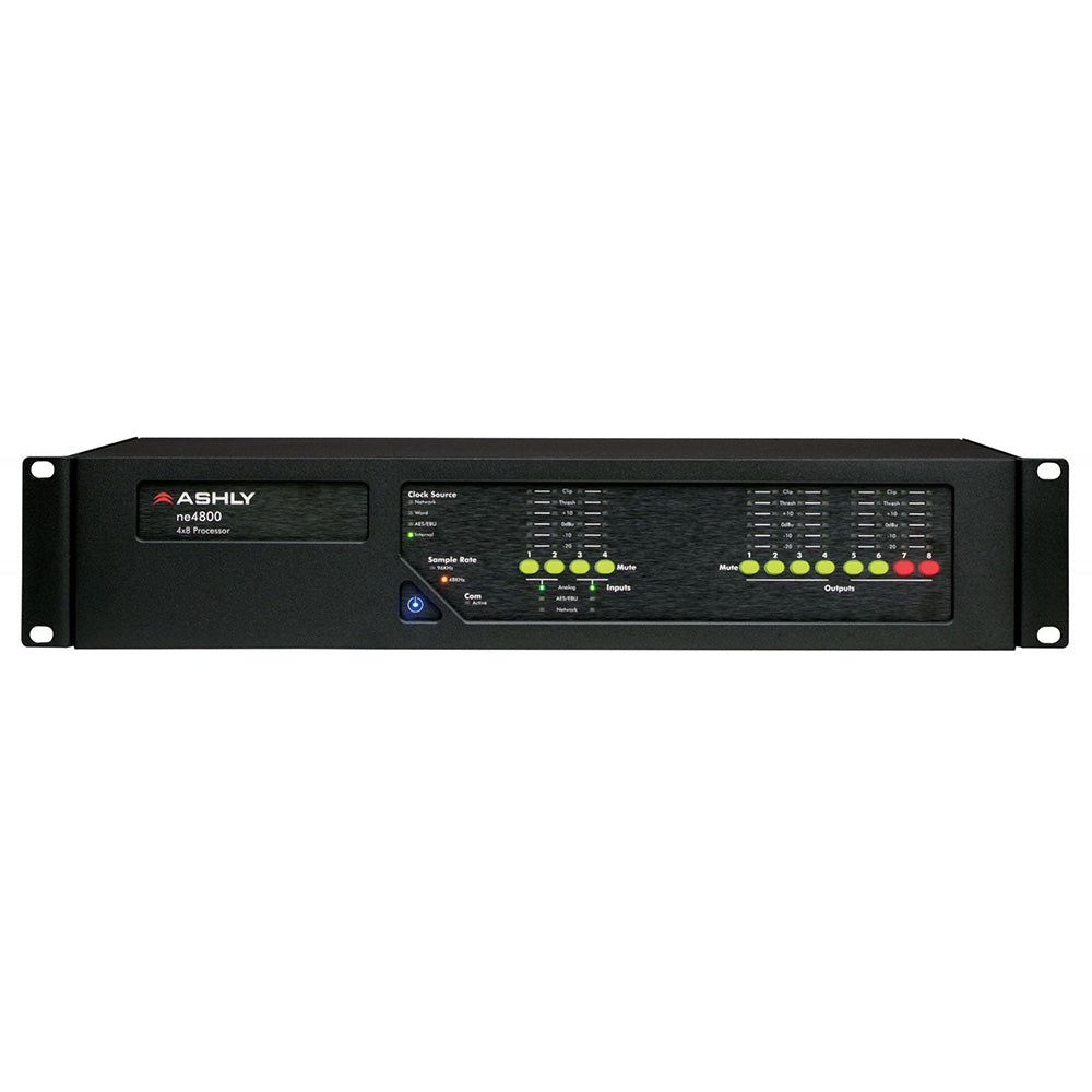 Ashly NE4800T - 4-Input 8-Output Protea DSP Processor with Dante Option