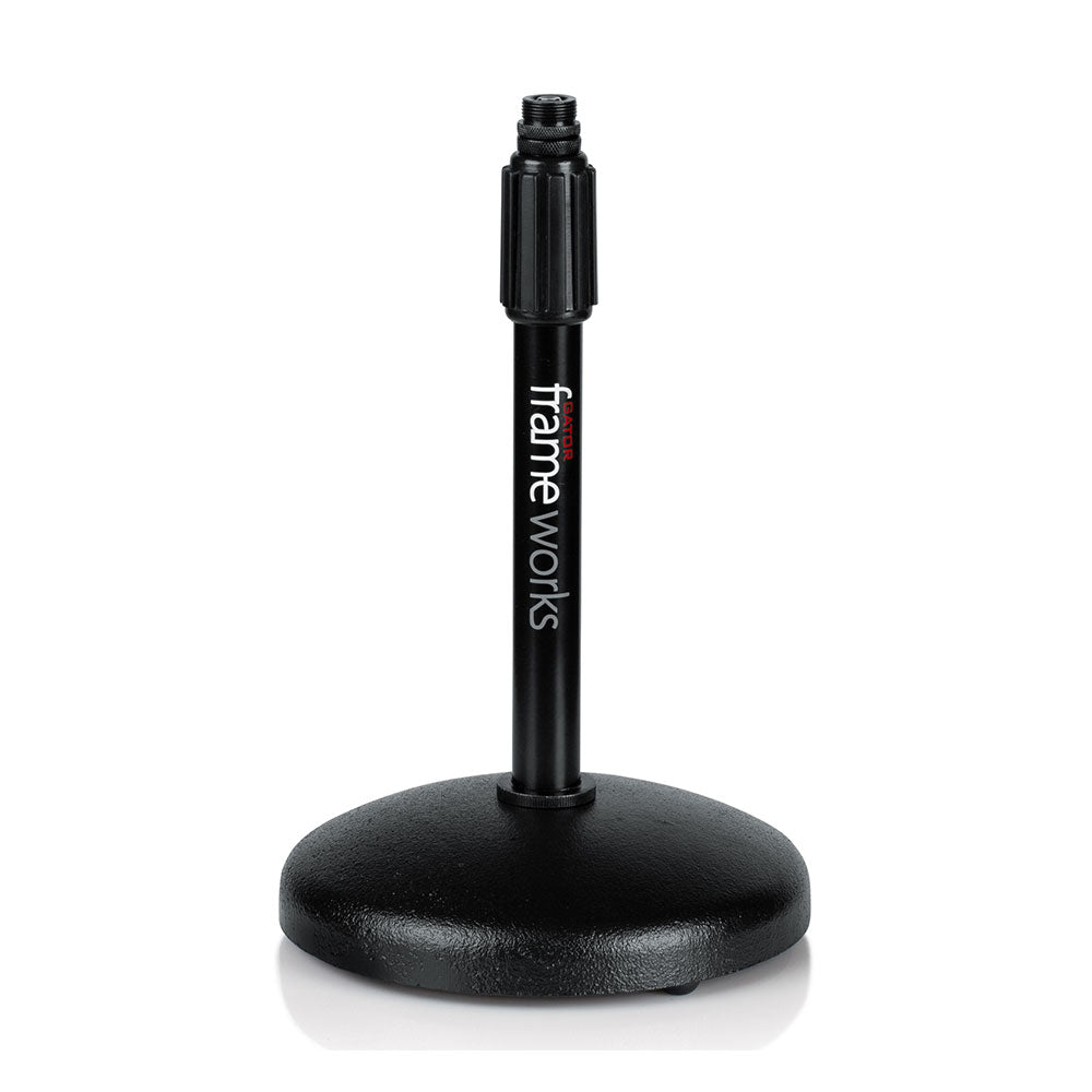 Gator GFW-MIC-0501 Frameworks Round Base Desktop Microphone Stand