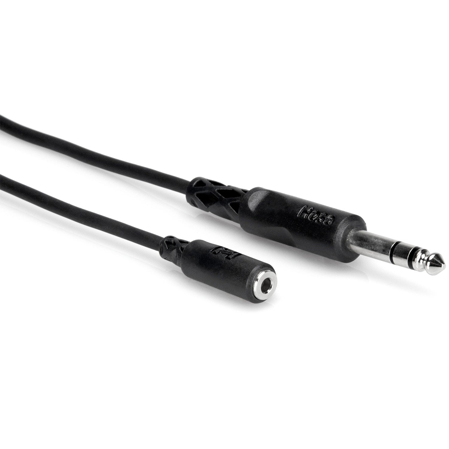Hosa MHE-310 Headphone Adaptor Cable, 3.5 mm TRS to 1/4 inch TRS, 10 feet
