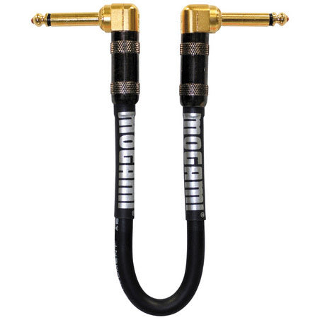 Mogami Ultra Premium Pedal Patch Cable with Right Angle Ends - 1 foot