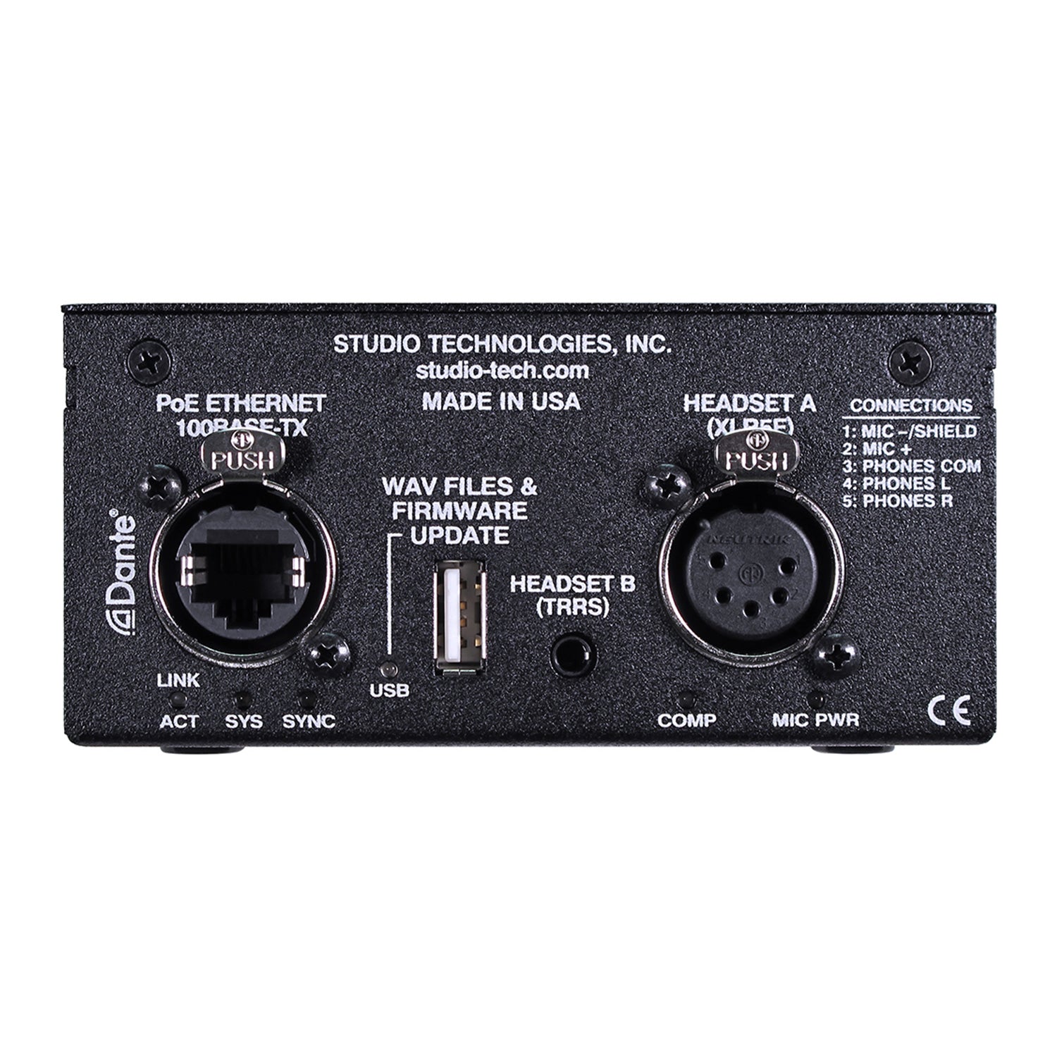 Studio Technologies Model 201 - Dante Interpreter Console