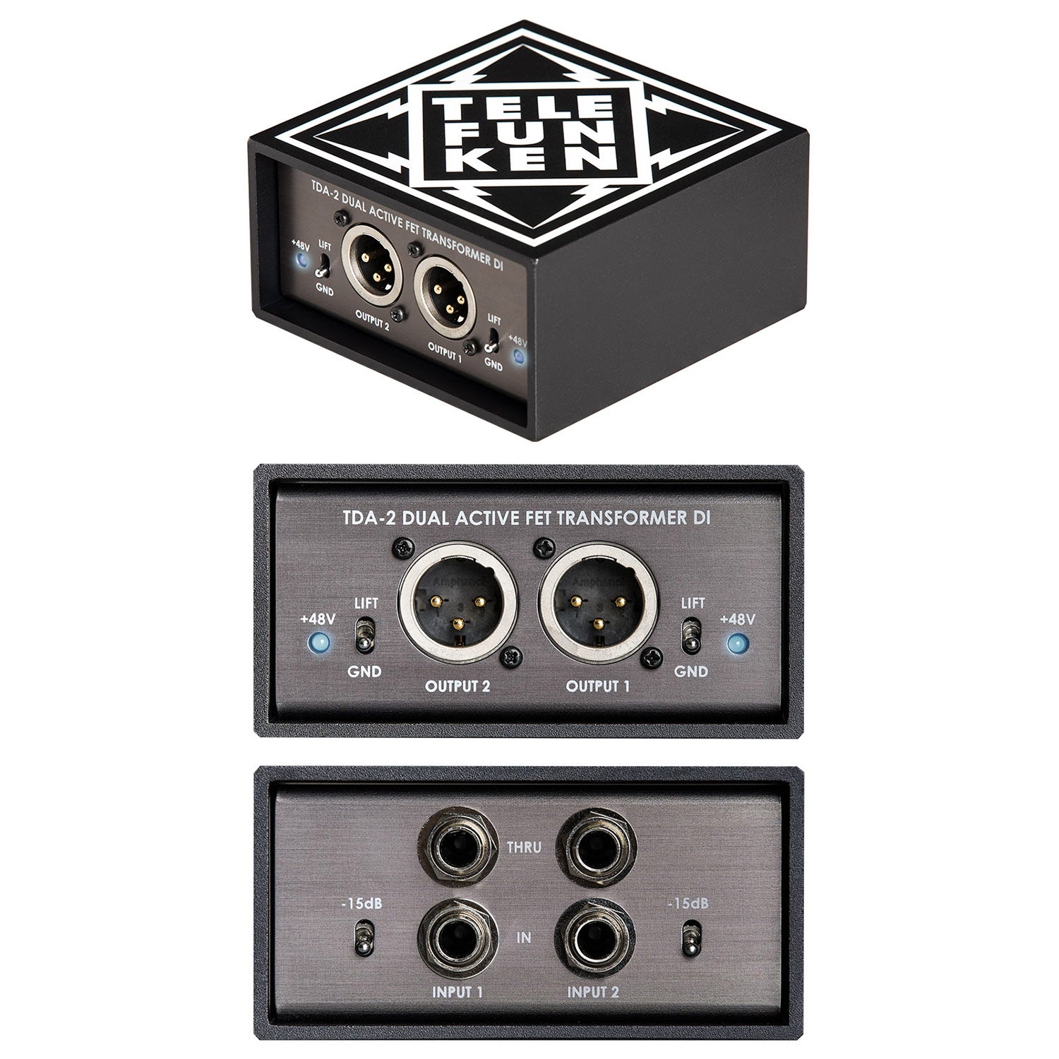 Telefunken TDA-2 Active Stereo Direct Box