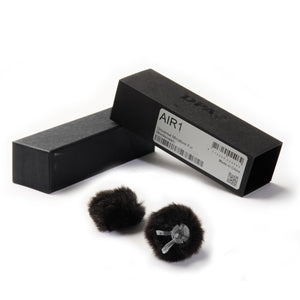 DPA Microphones AIR1-BLACK-L - AIR1 Universal Miniature Fur Windscreen (Black / Large / Pair)