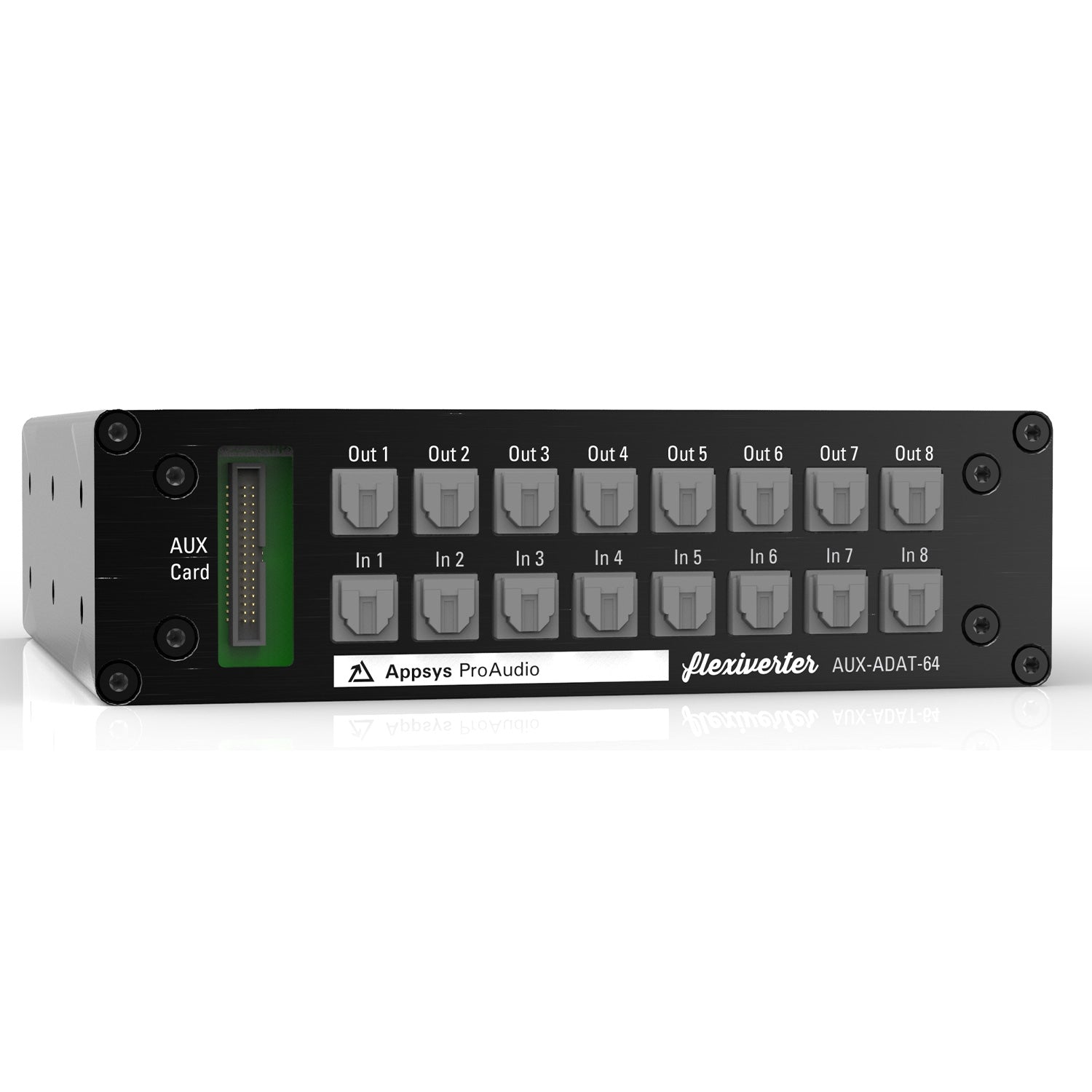 Appsys Pro Audio AUX-ADAT-64 - 64x64 ADAT Expansion for Flexiverter