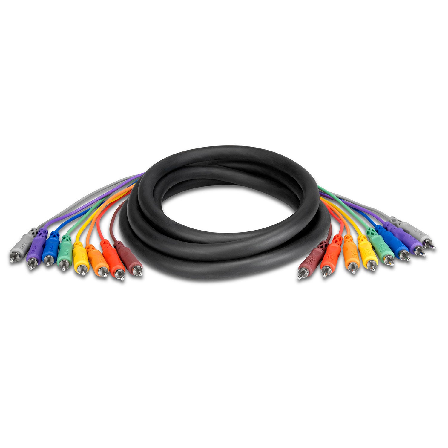 Hosa CRA-802  RCA to RCA, Unbalanced Snake, 6.5 feet