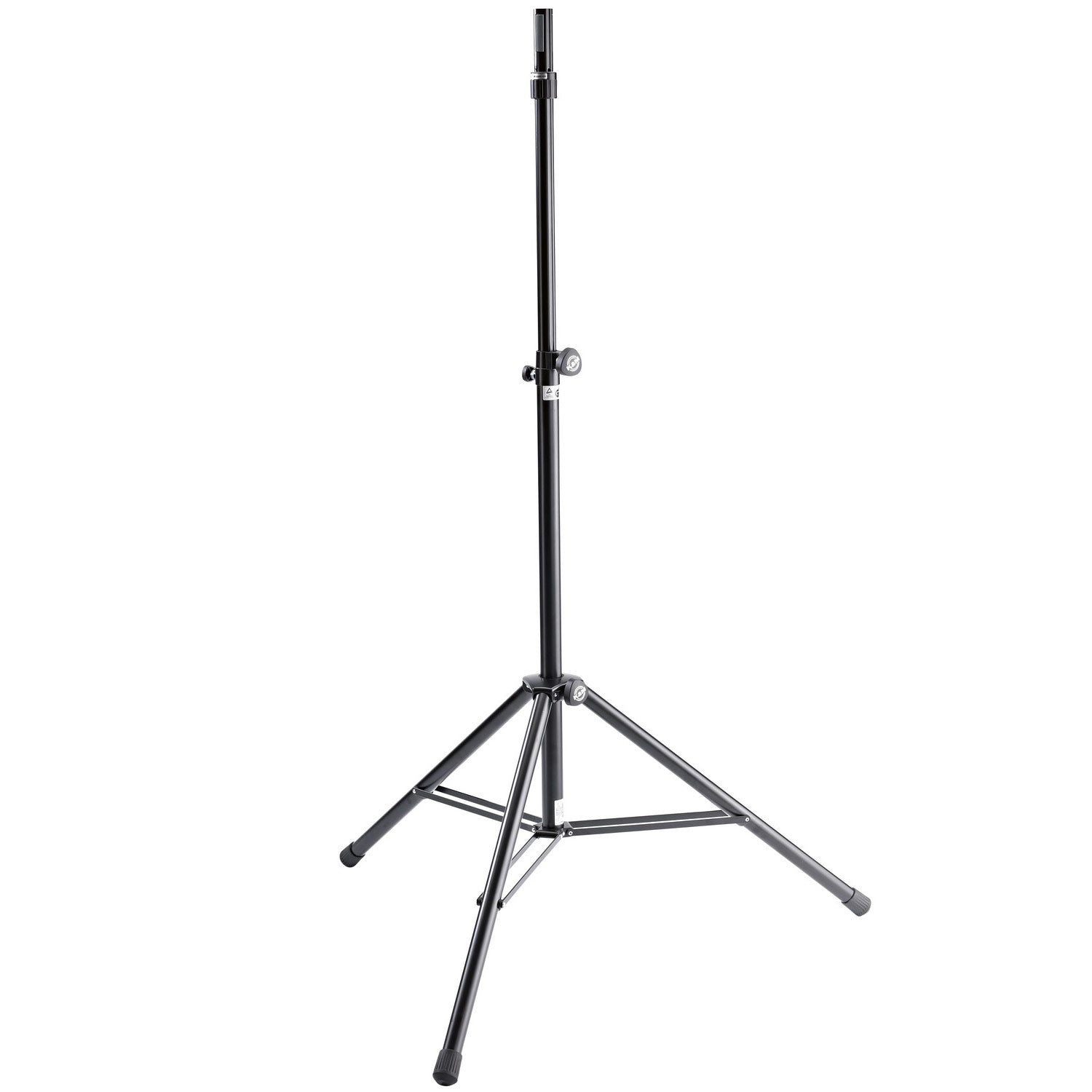 K + M 21467 Live Tripod Speaker Stand with Ring Lock (Black)