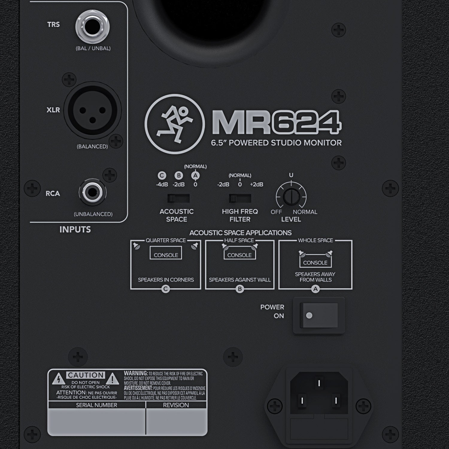 Mackie MR624 6-Inch Powered Studio Monitor (Single)