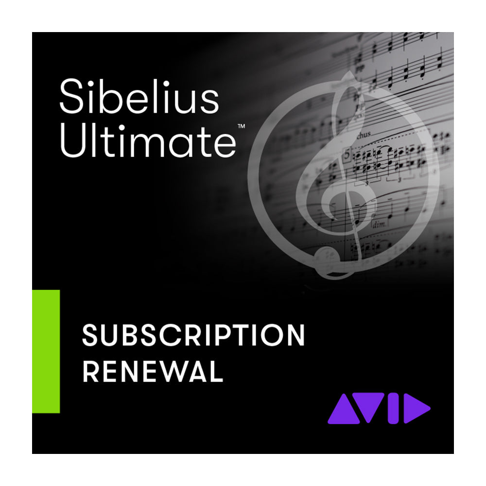 Avid Sibelius Ultimate - Notation Software (Annual Subscription Renewal)