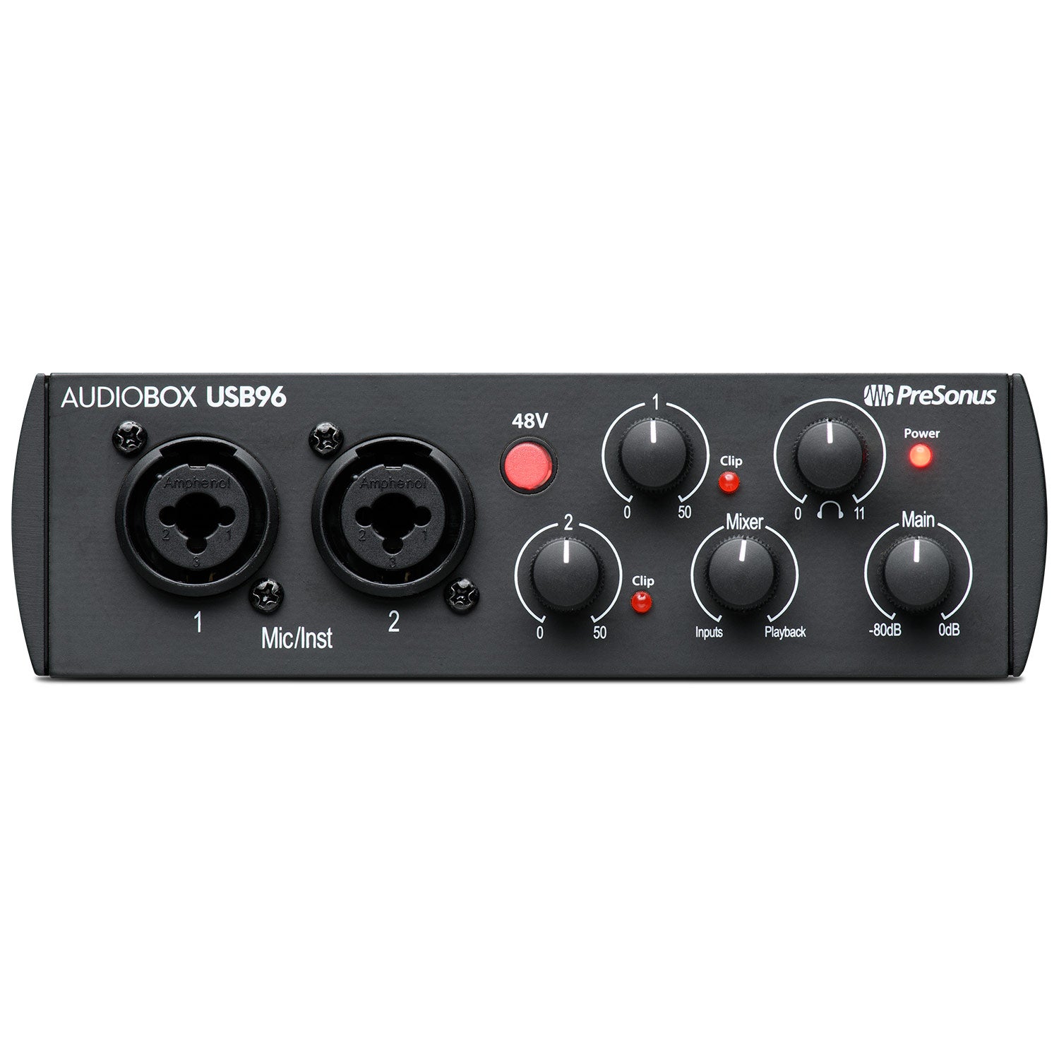 PreSonus AudioBox USB 96 2x2 USB Audio Interface 25th Anniversary Edition (Black)