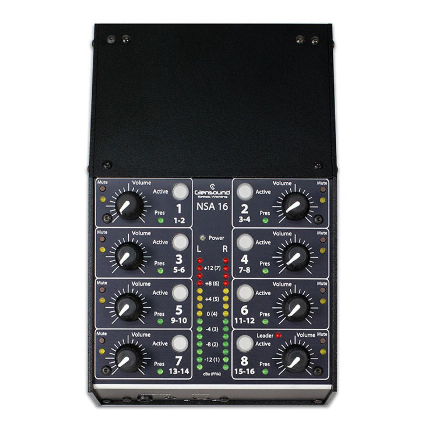 Glensound NSA16 - 16-Channel Dante / AES67 Inline Network Signal Adjuster