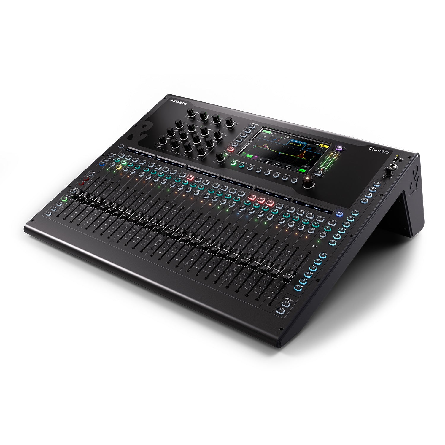 Allen and Heath Qu-6D - 24+1 Fader 38-Input Digital Mixer with Dante