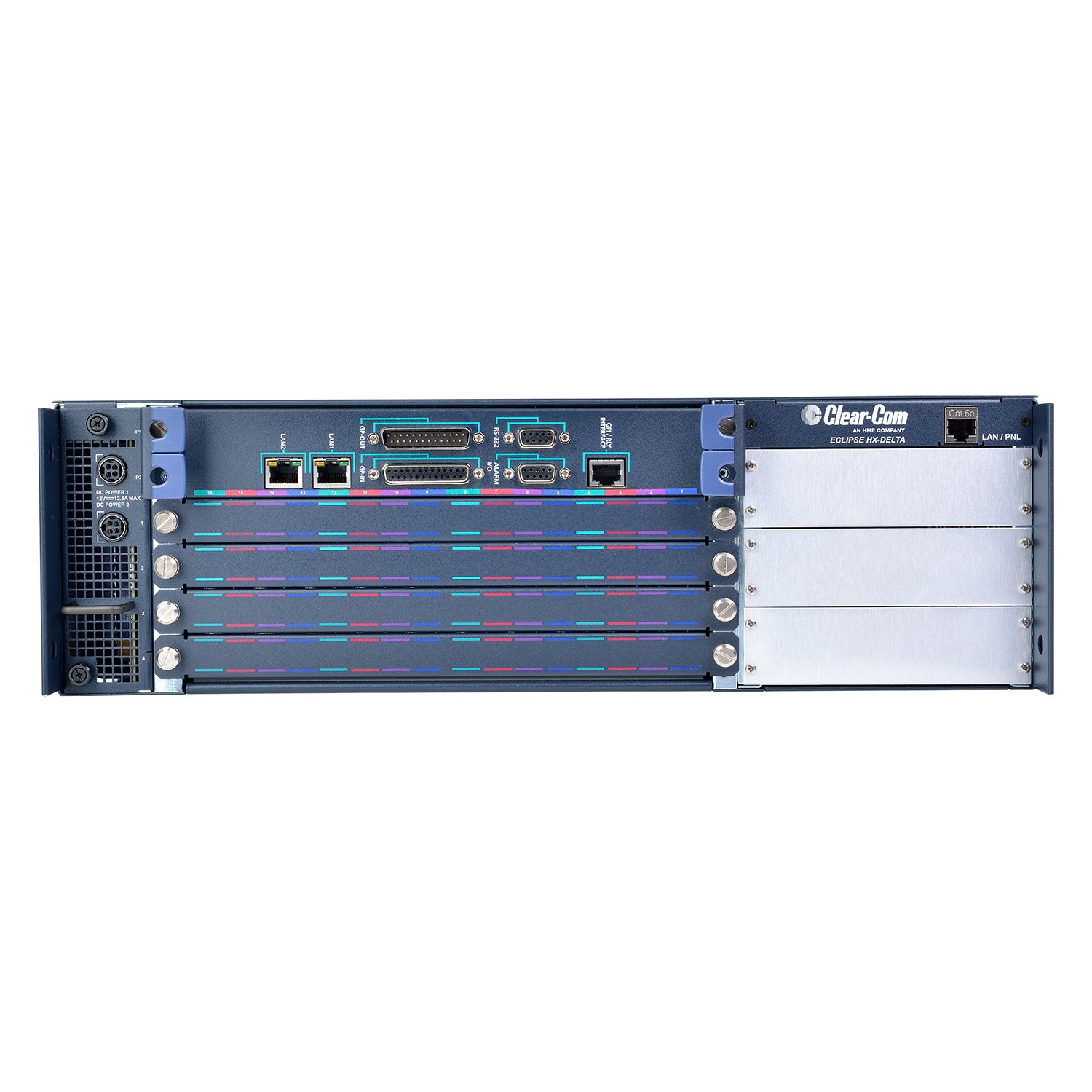 Clear-Com ECLIPSEHX-DELTALITE16P - Eclipse HX Delta Lite Modular Intercom Frame (16 Analog Ports)