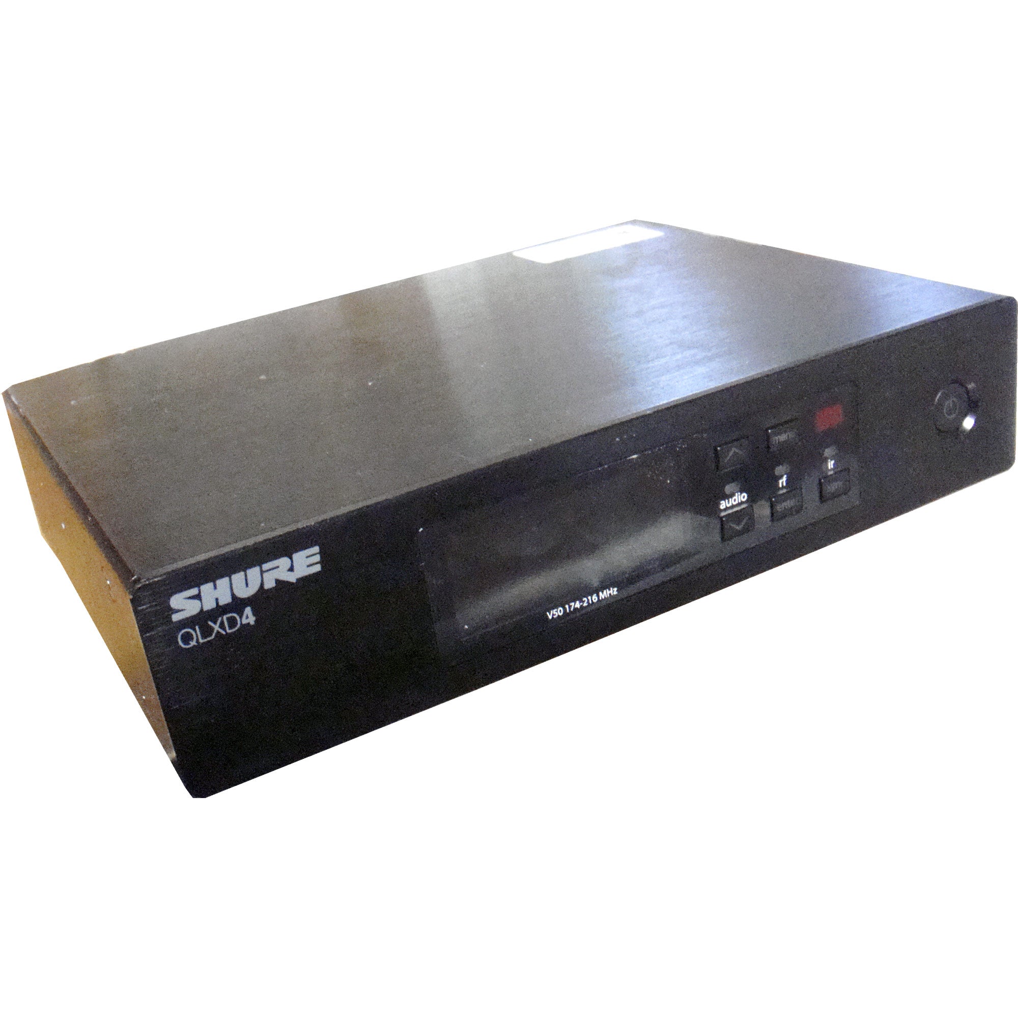 Shure QLXD4 Wireless Receiver (V50 Band - 174-216 MHz) B-Stock 2