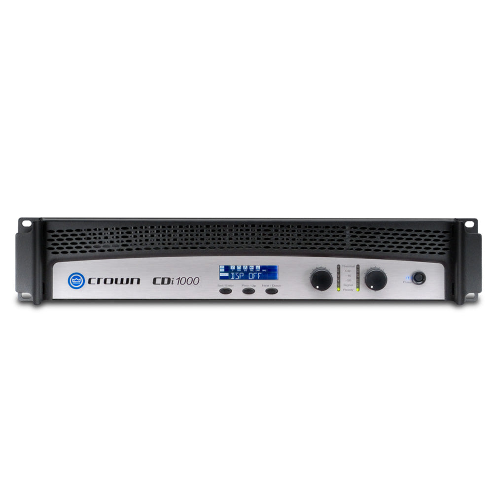Crown CDi 1000 Solid-State Two-Channel Amplifier 500 watts per channel at 4 Ohms