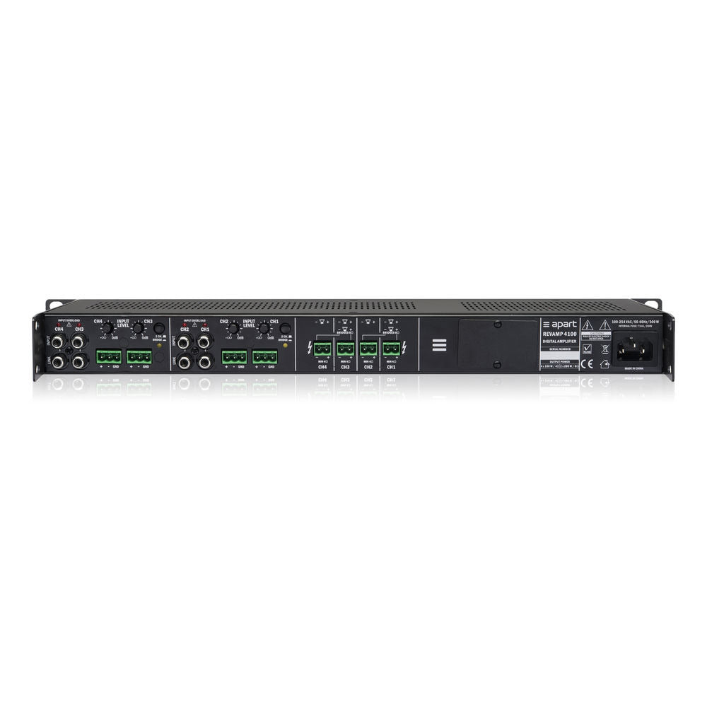 Biamp REVAMP4100 Professional 4-Channel Class-D Power Amplifier