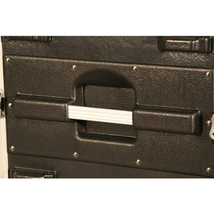 Gator GR-12L Locking ATA 12-Space Deluxe Polyethylene Rack with Front and Rear Rack Rails