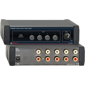 RDL EZ-SX4 Stereo Audio Input Switcher - 4X1