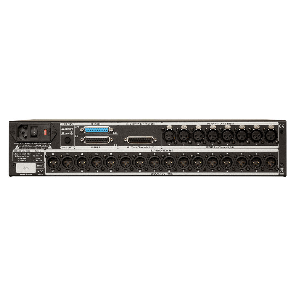 SPL MC16 - 16-Channel Mastering Monitor Controller (All Black)