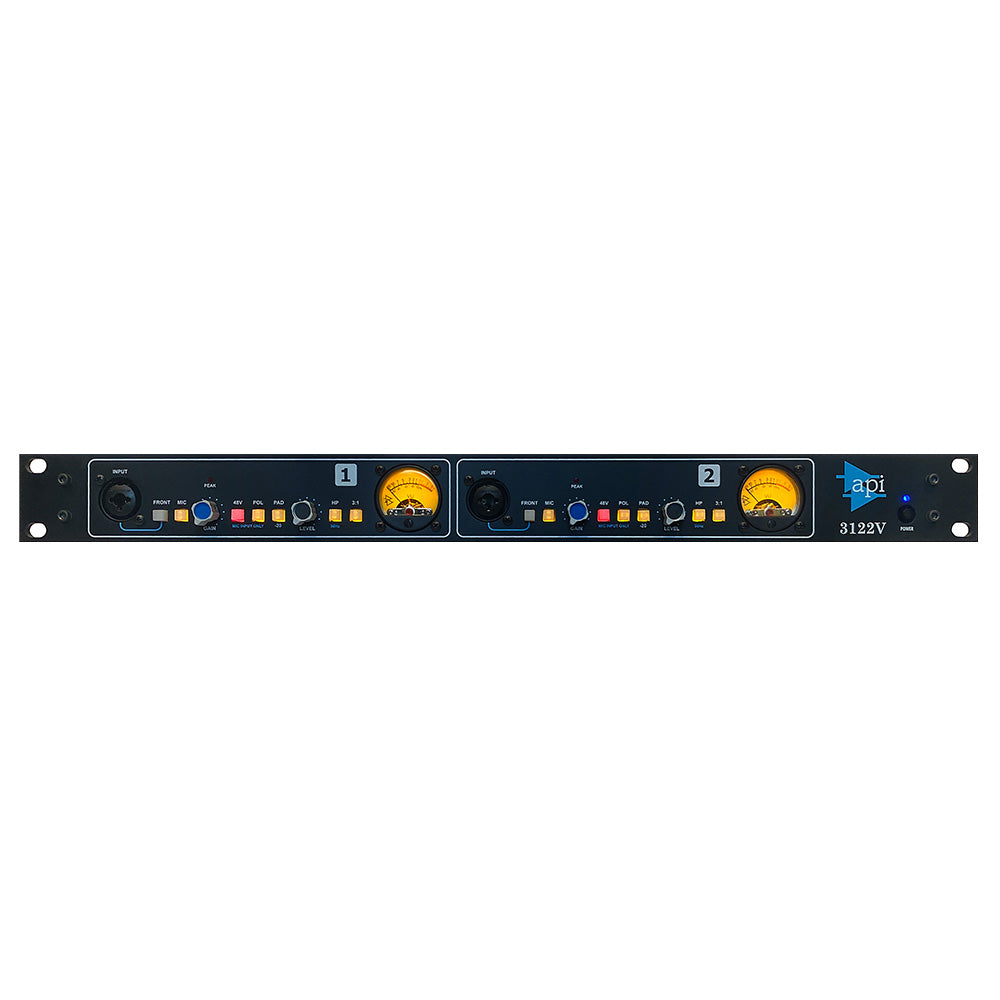 API 3122V - 2-Channel Microphone Preamp