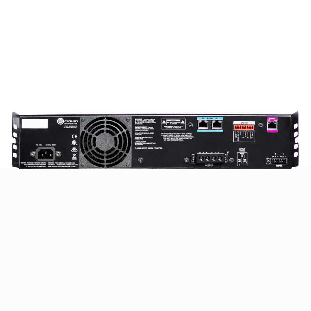 Crown CDi 2|300BL DriveCore Install 2-Channel Power Amplifier with BLU Link