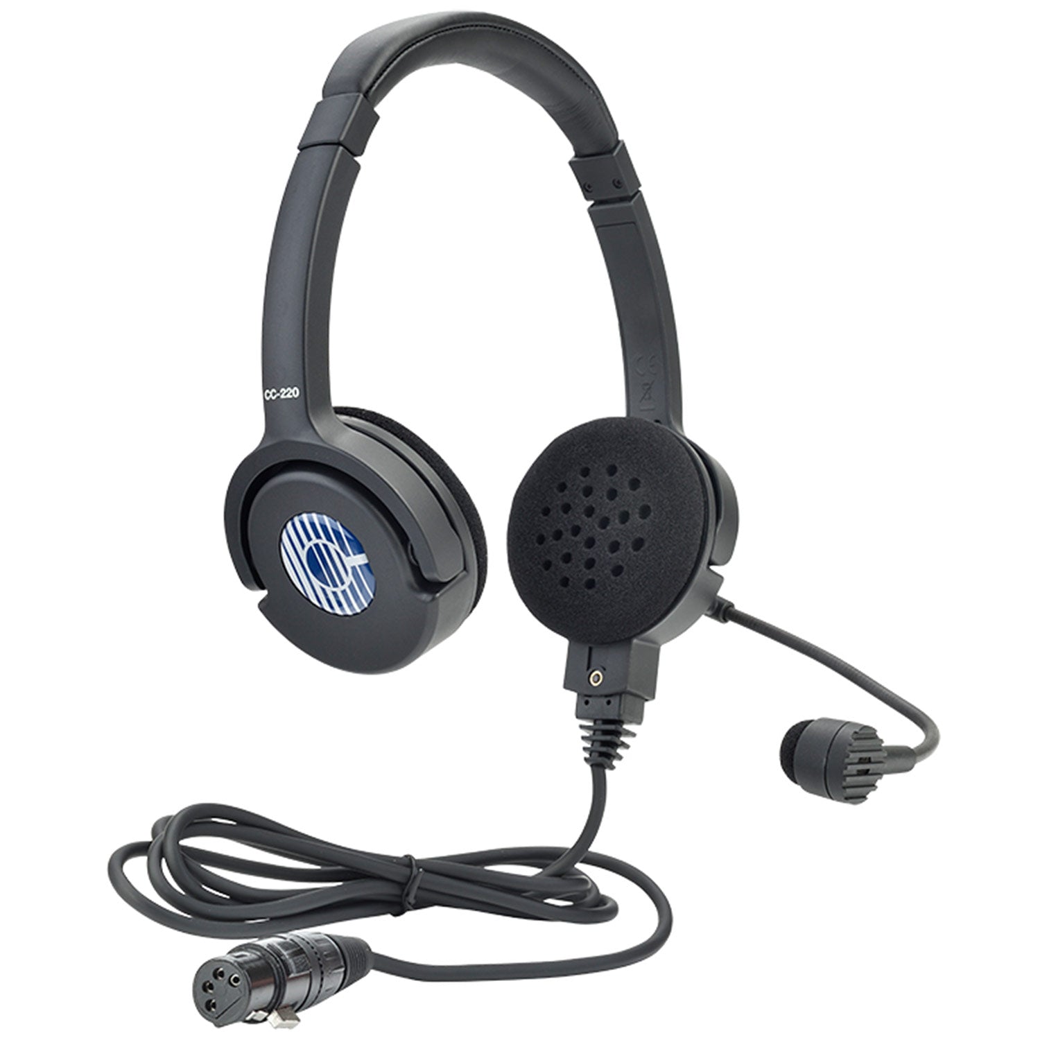 Clear-Com CC-220-X4 - Lightweight Double Ear Headset (with XLR4F)