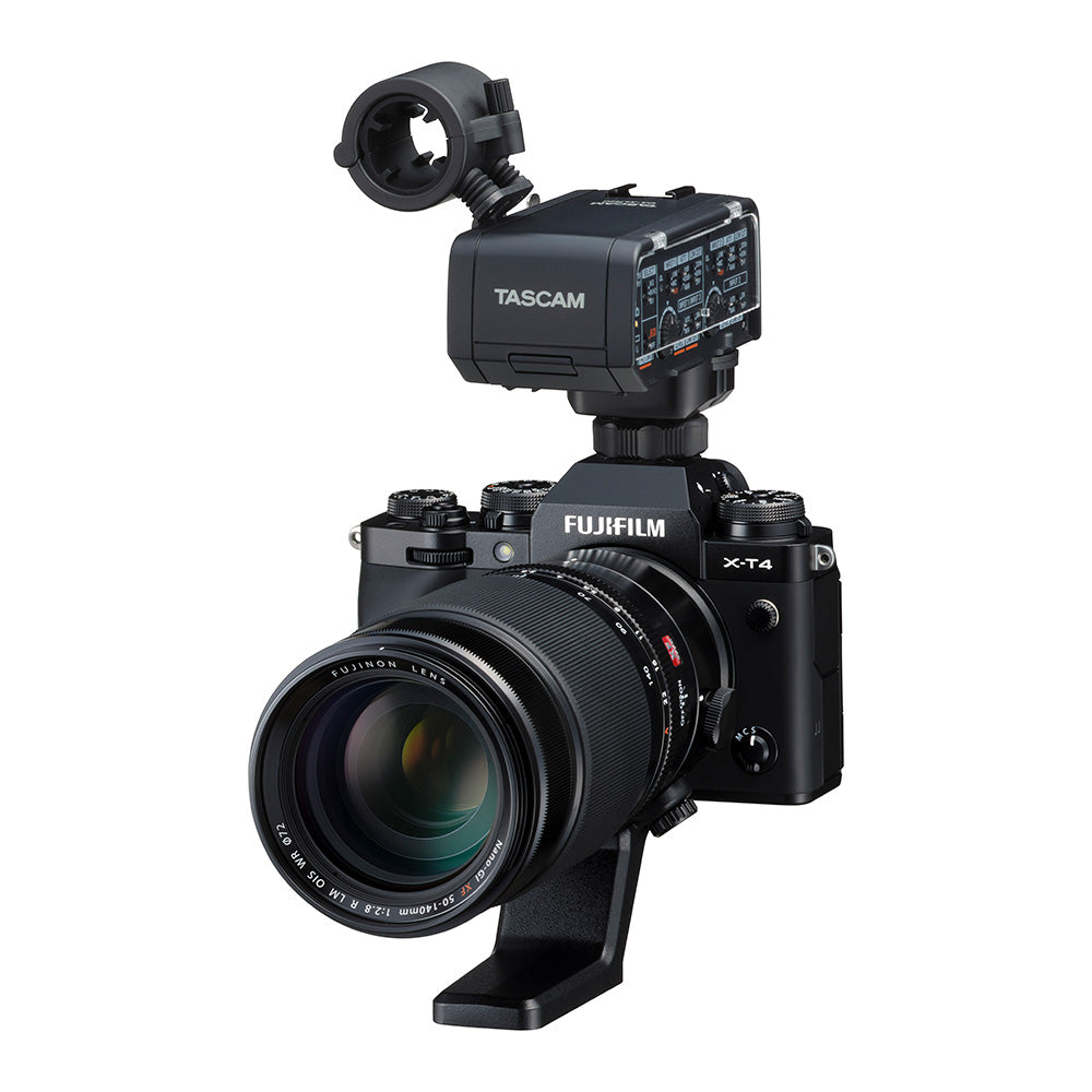 Tascam CA-XLR2D-F - CA-XLR2d XLR Microphone Adapter for Mirrorless Cameras (FujiFilm)