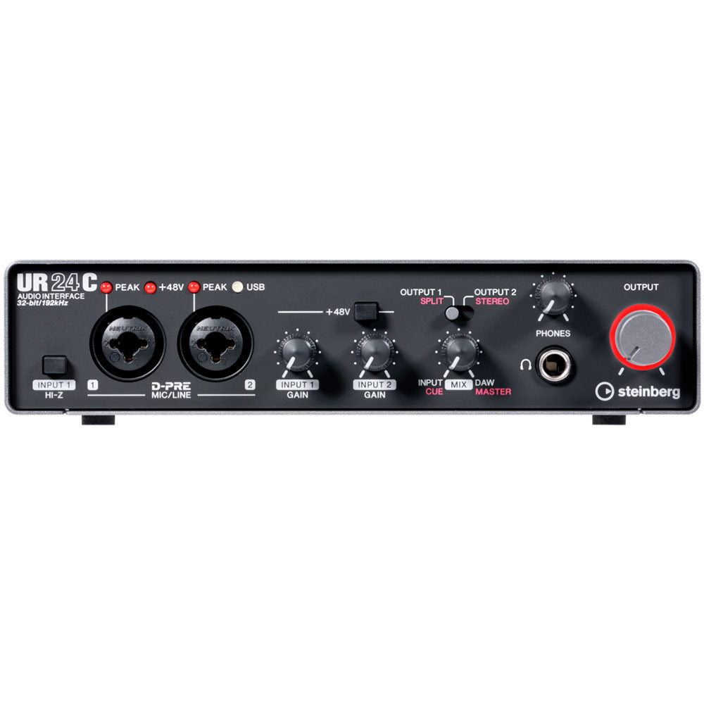 Steinberg UR24C - 2-In/4-Out USB-C Audio Interface for Mac/Windows/iOS