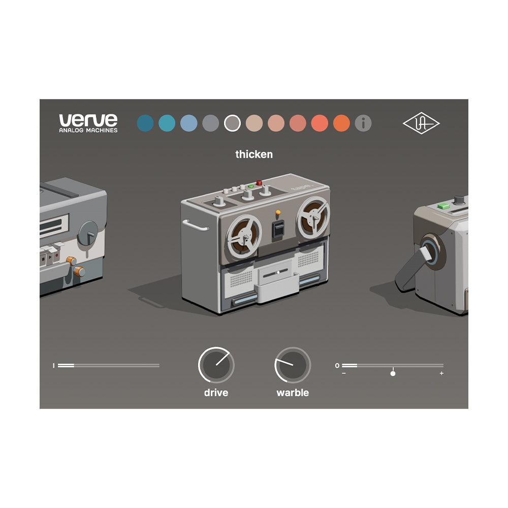 Universal Audio Verve Analog Machines - Vintage Processing Plugins (VST/AU/AAX / UAD or Native)