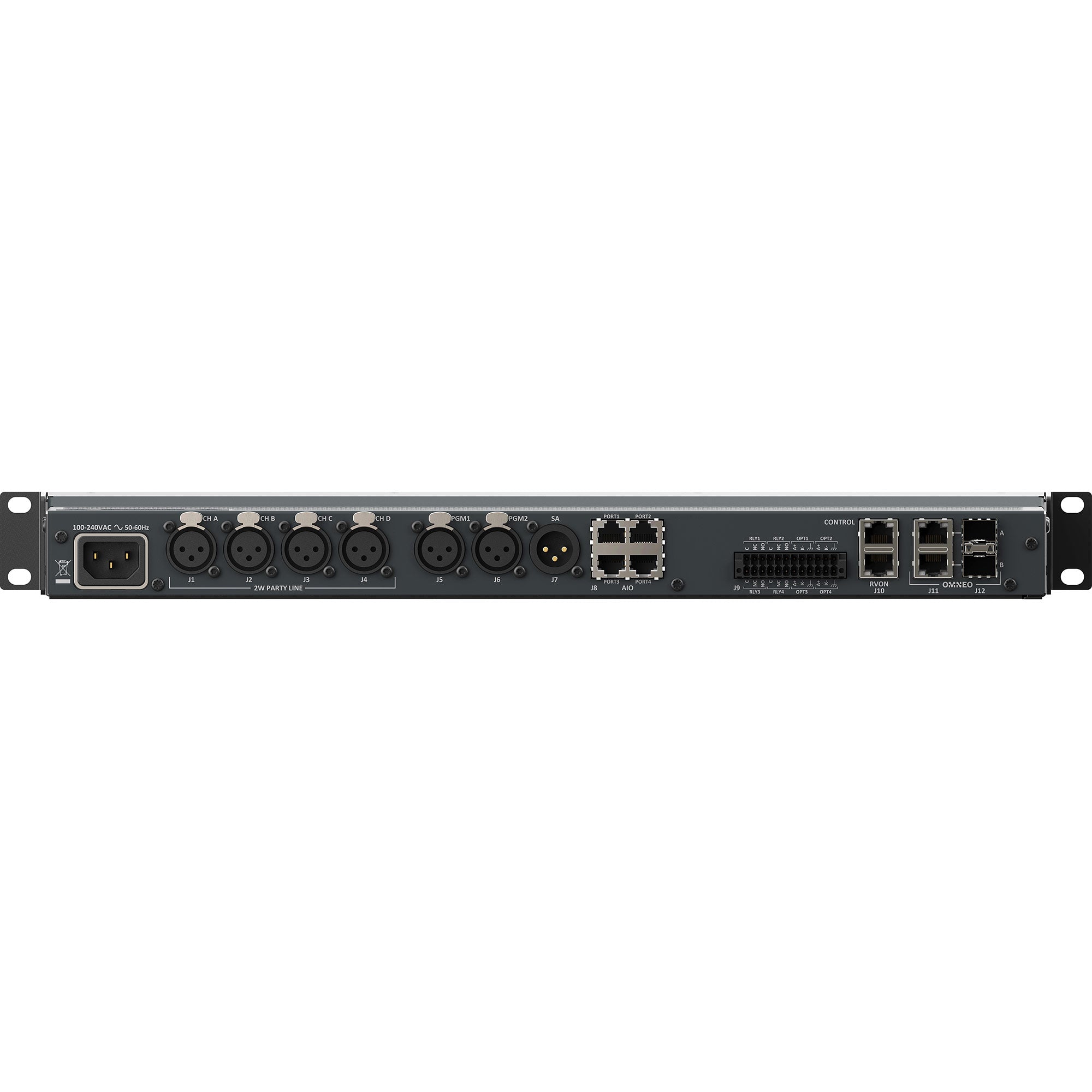 RTS OMS Analog - Digital Main Station for OMNEO Intercom (XLR4M)