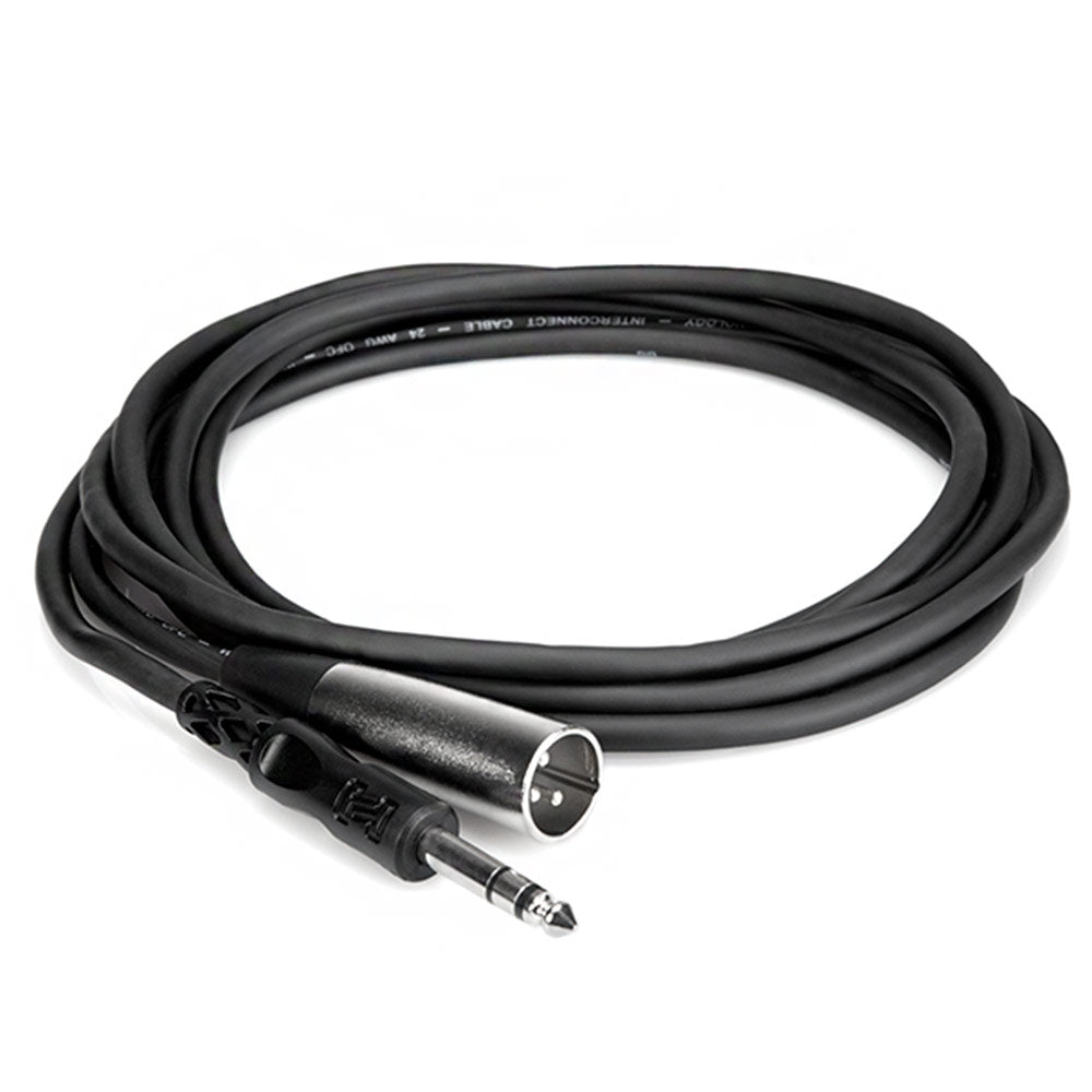 Hosa STX-110M Male XLR to TRS Balanced 1/4" 10 feet cable