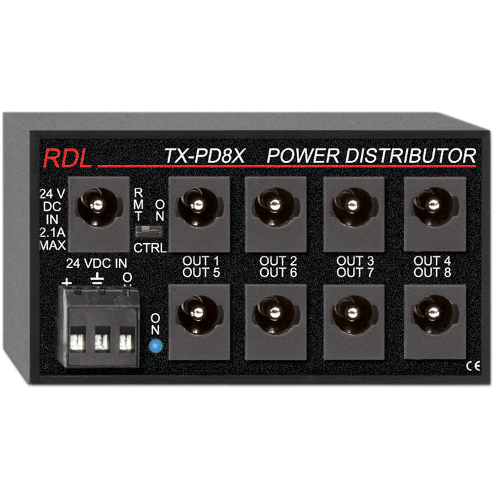 RDL TX-PD8X Switching Power Supply Distributor