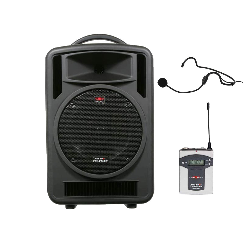 Galaxy Audio TV10 - Traveler 10 Portable PA System (with Headset Wireless)