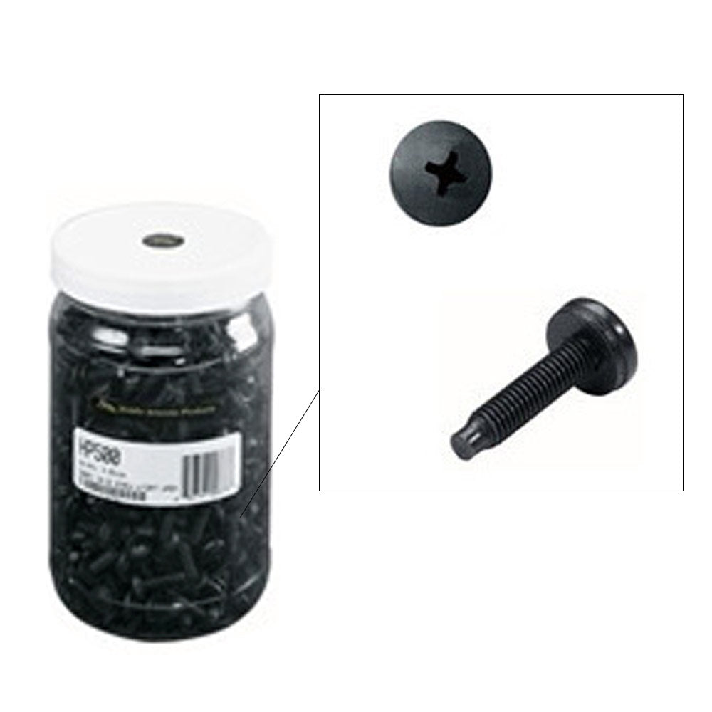 Middle Atlantic HM500 Premium Rack Screw - 500 Pieces, Black Matte Finish