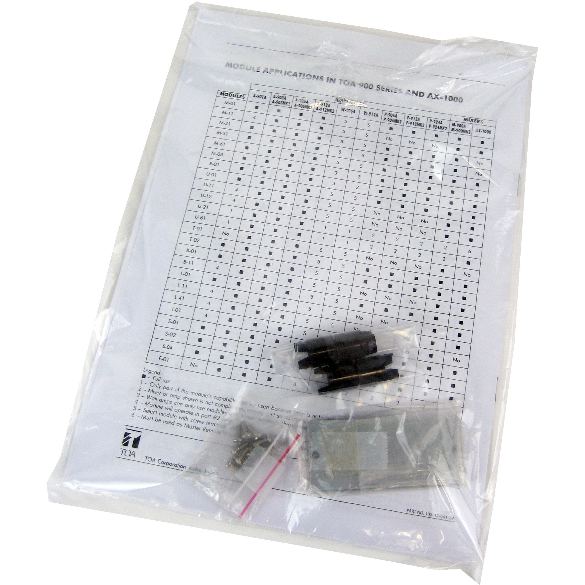 TOA M-900MK2 - 8-Channel Mixer Amplifier (Requires Modules) - B-Stock